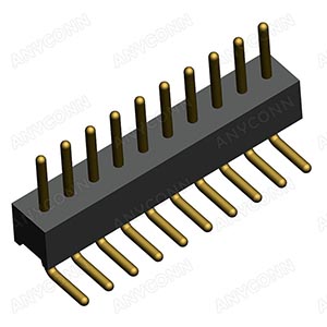 PH1.27  IC Sockets Male Single Row 90° DIP 